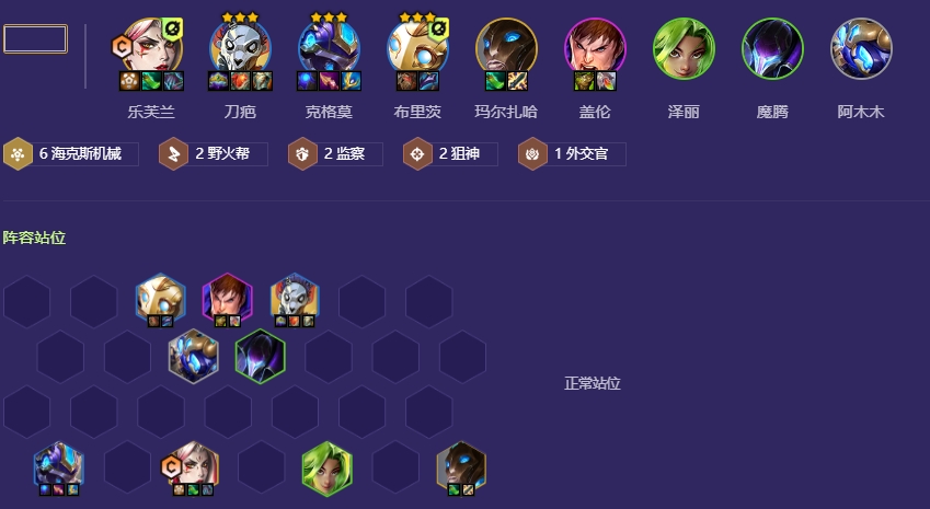 金铲铲之战海克斯机械妖姬怎么玩