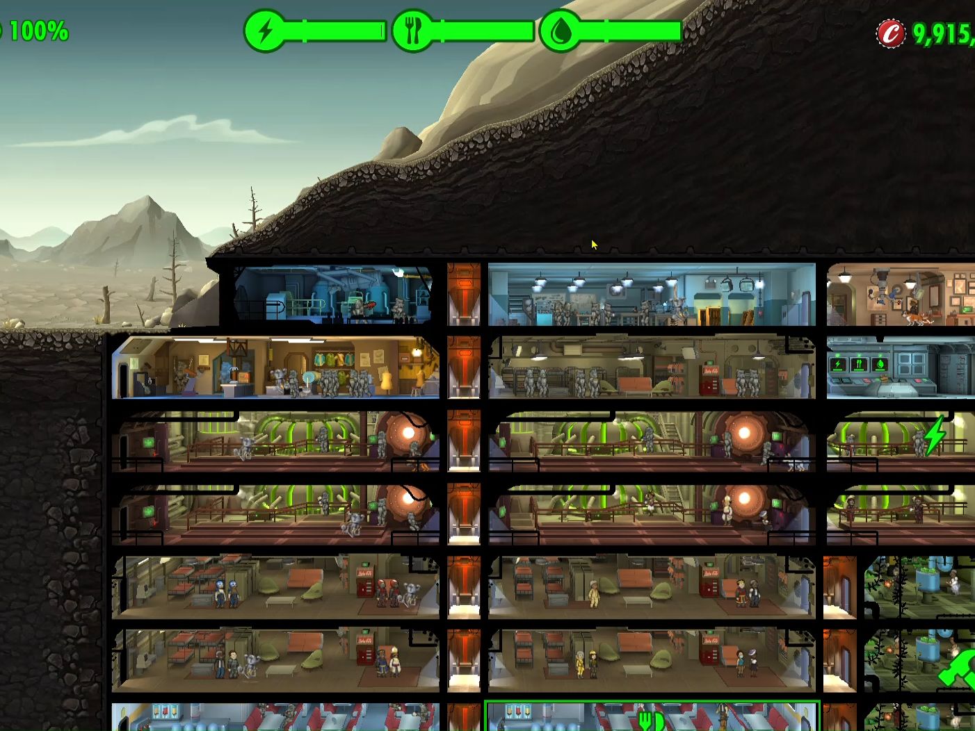 辐射避难所前期快速发展有哪些思路