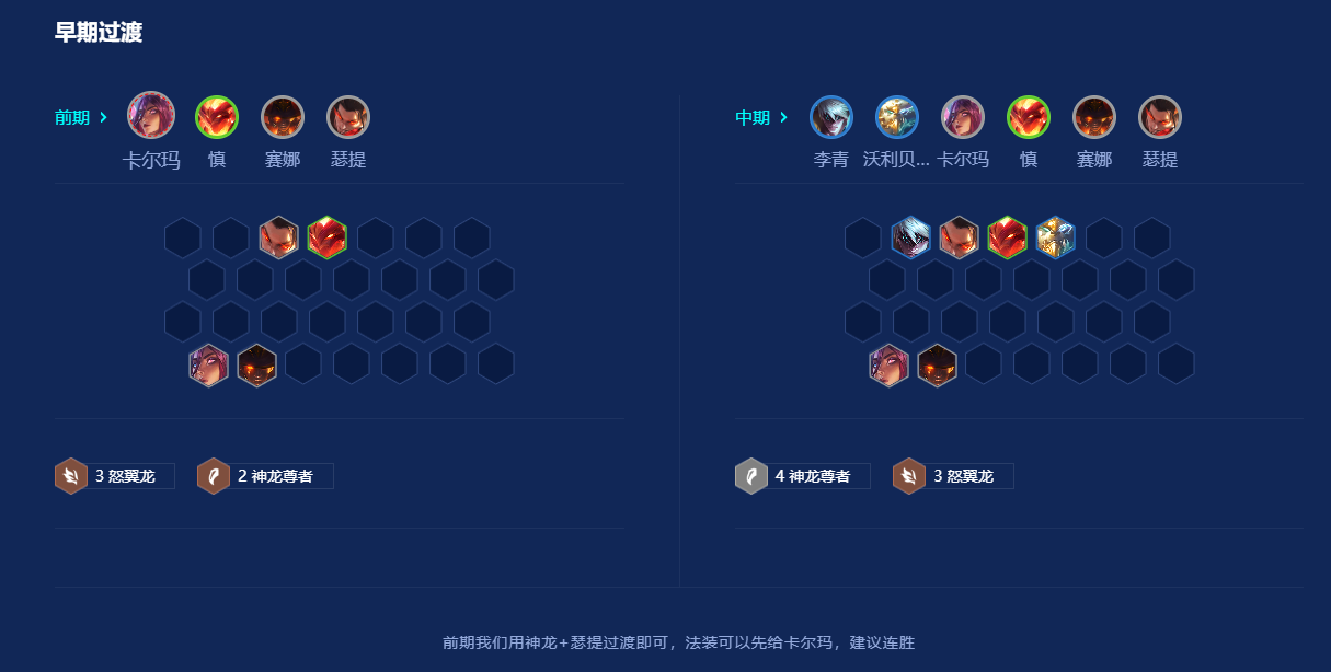 金铲铲之战神龙尊者李青怎么玩