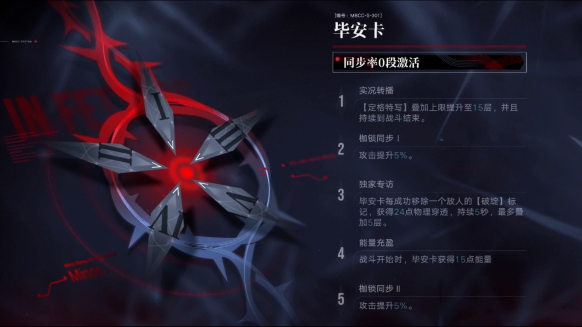 无期迷途毕安卡怎么玩