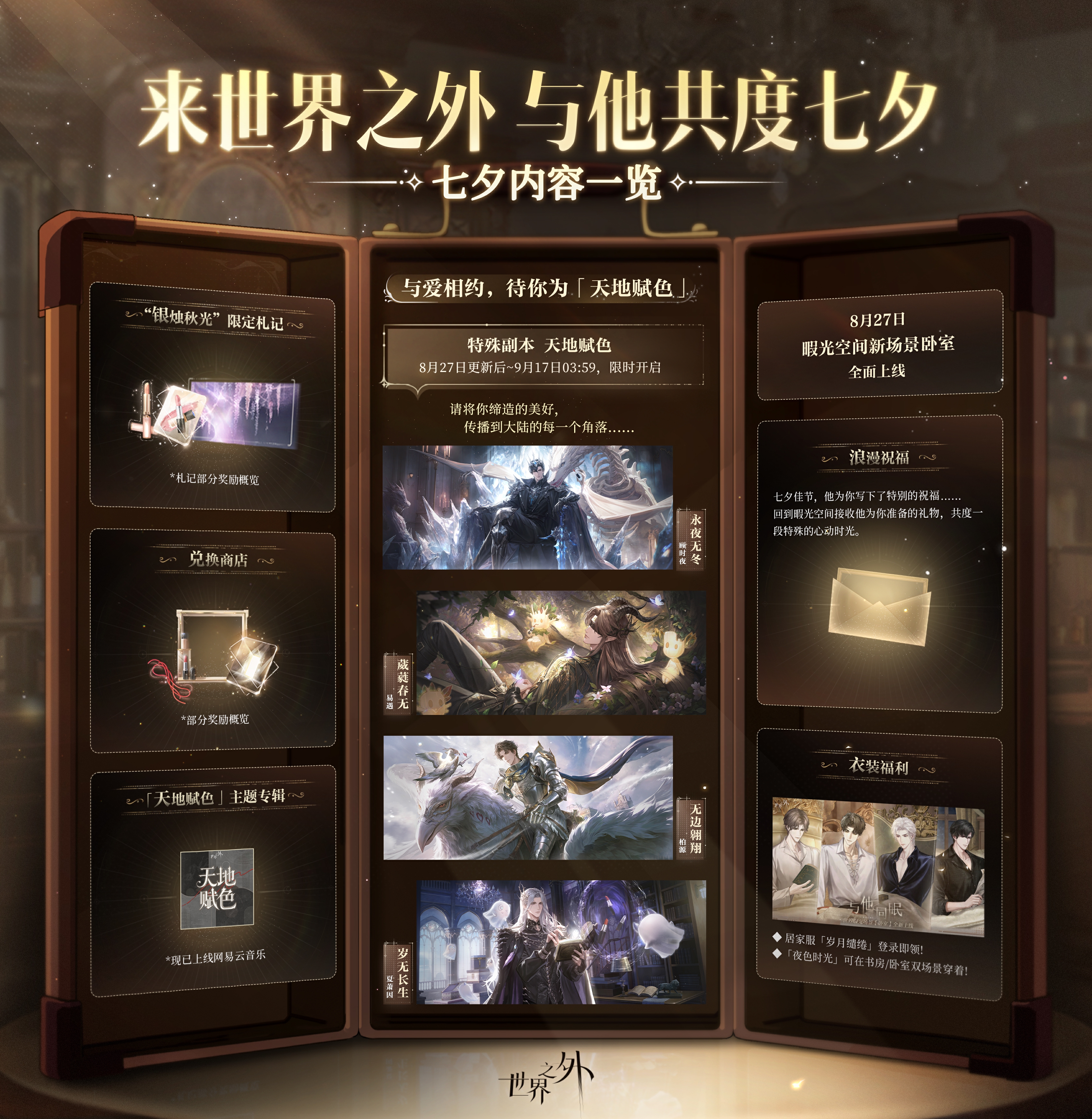 睡眠陪伴系统惊喜副本,《世界之外》七夕开放内容一篇全看完