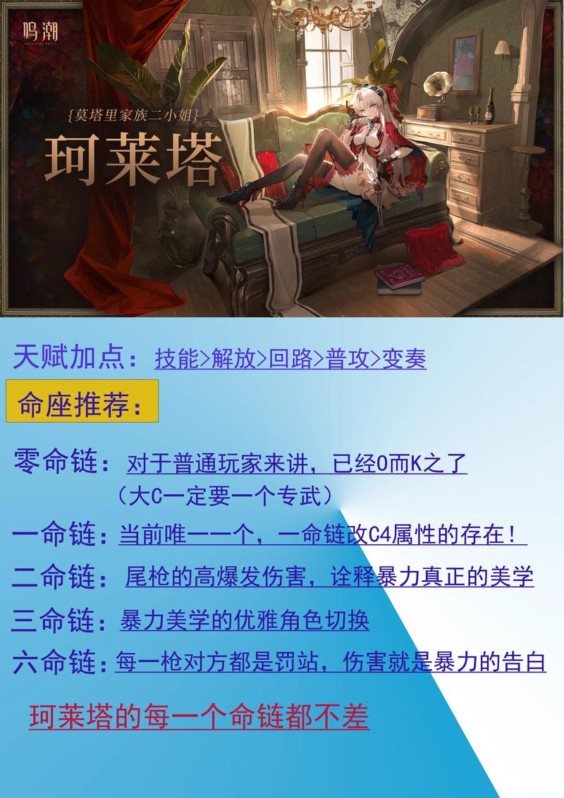 鸣潮珂莱塔怎么加点 鸣潮珂莱塔怎么加点