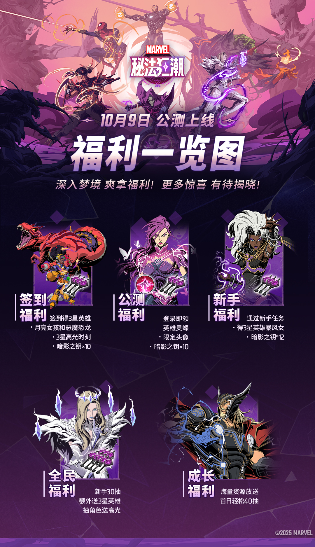 《漫威秘法狂潮》10月9日公测开启,潜入英雄内心深处的世界 《漫威秘法狂潮》10月9日公测开启,潜入英雄内心深处的世界