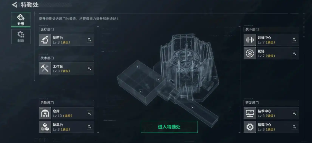三角洲行动手游特勤处有什么用