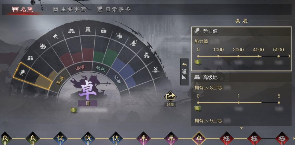 率土之滨名望怎么升的最快