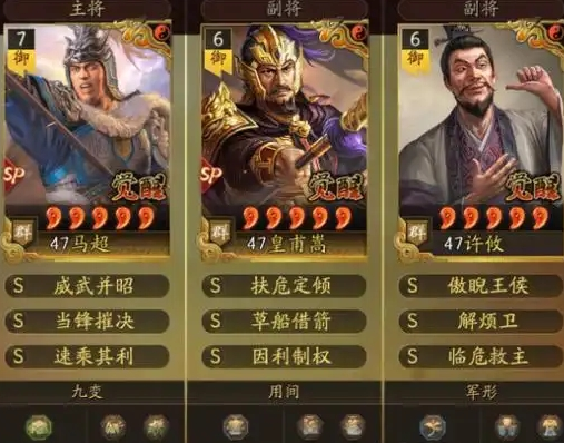 三国志战略版张飞马超怎么配合