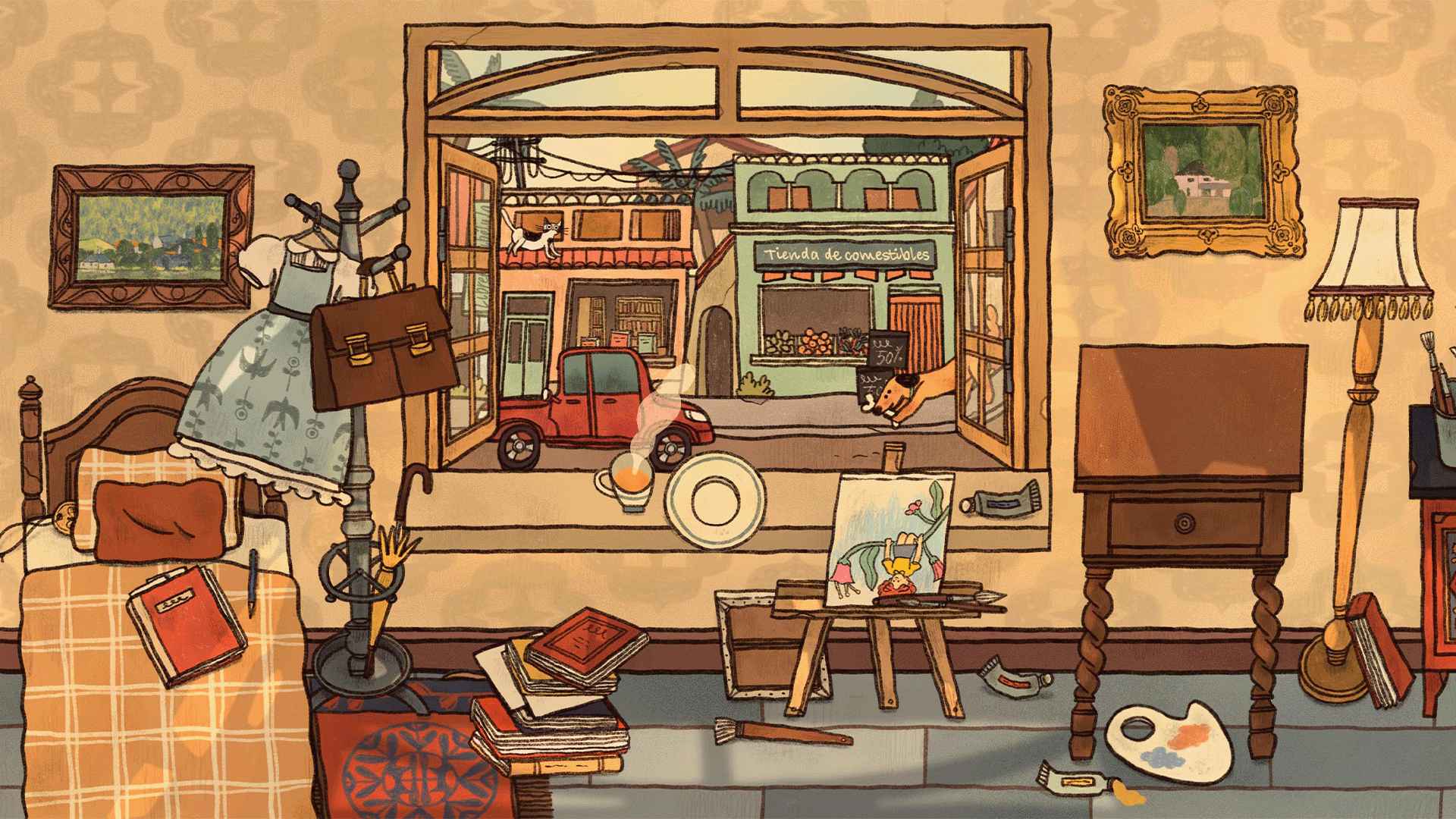 窗台上的蝴蝶游戏截图1