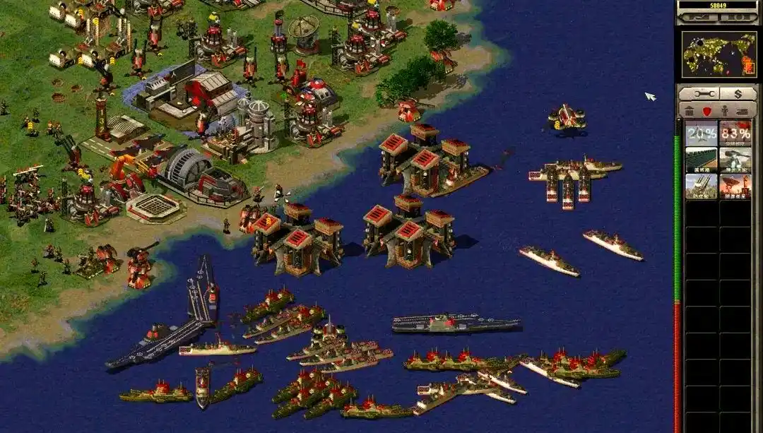 红警2美国怎么打法国