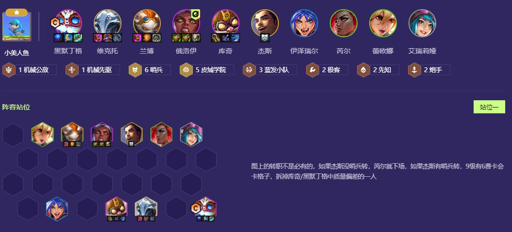 金铲铲之战哨兵皮城95阵容怎么玩