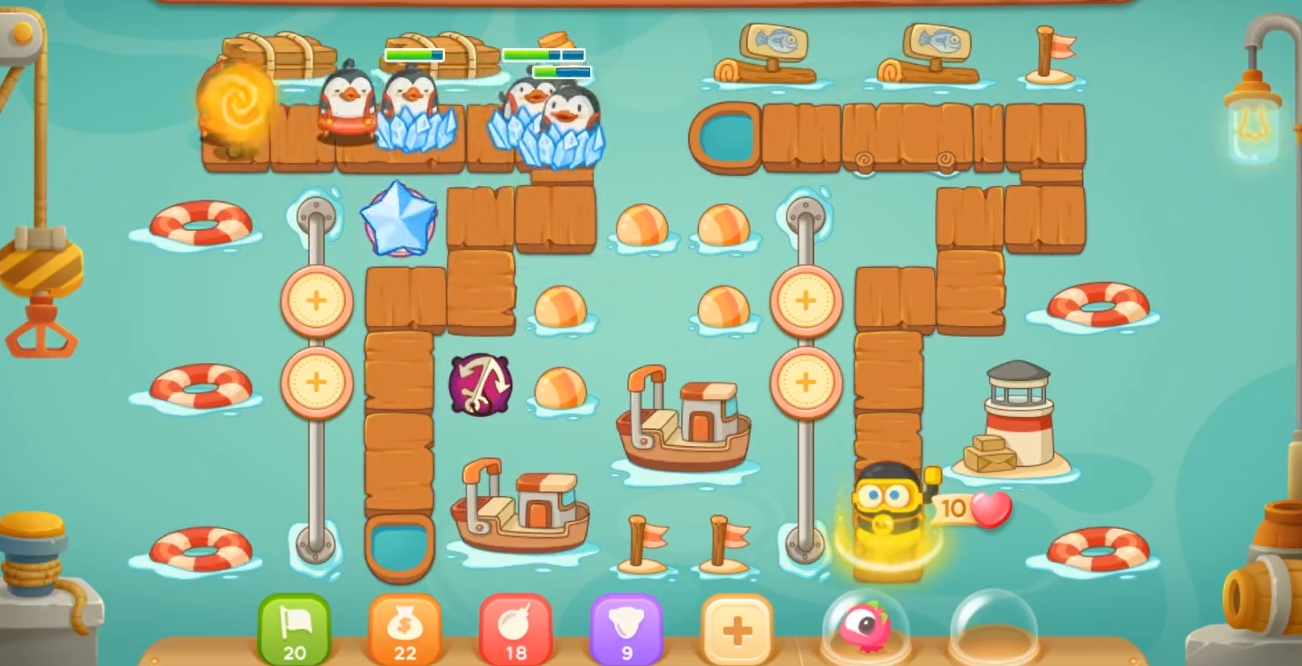 保卫萝卜3码头第三关怎么过