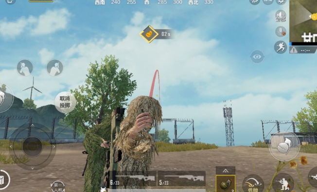 绝地求生里怎么扔手雷