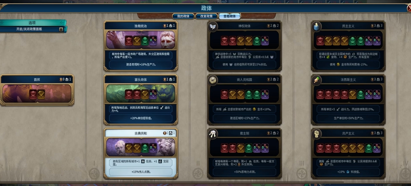 文明6文化胜利选什么政体