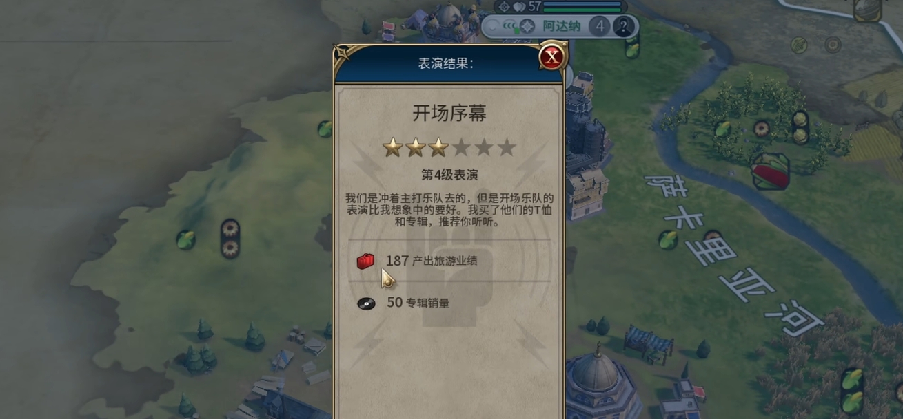 文明6旅游业绩是什么