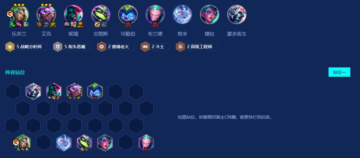 金铲铲之战执事战略乐芙兰怎么玩