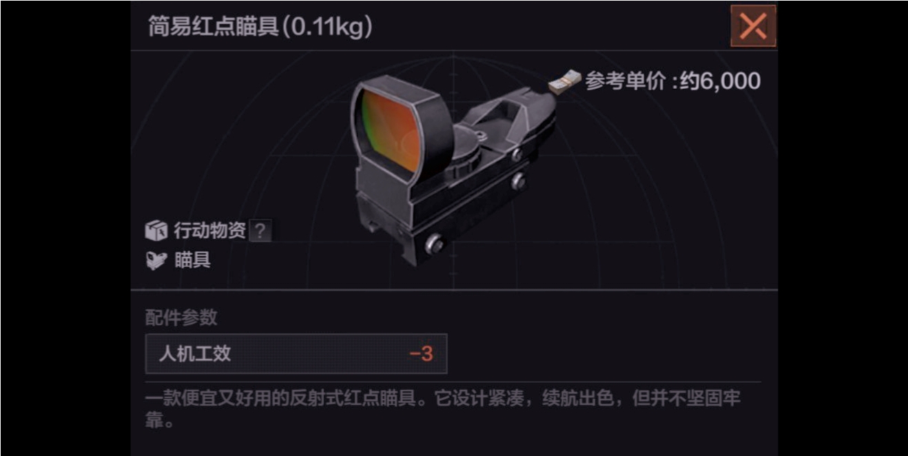 暗区突围瞄准镜怎么选择