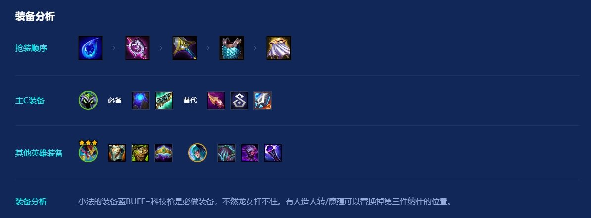 金铲铲之战小法阵容怎么搭配