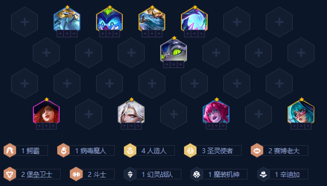 金铲铲之战人造人九五阵容怎么搭配 金铲铲之战人造人九五阵容怎么搭配