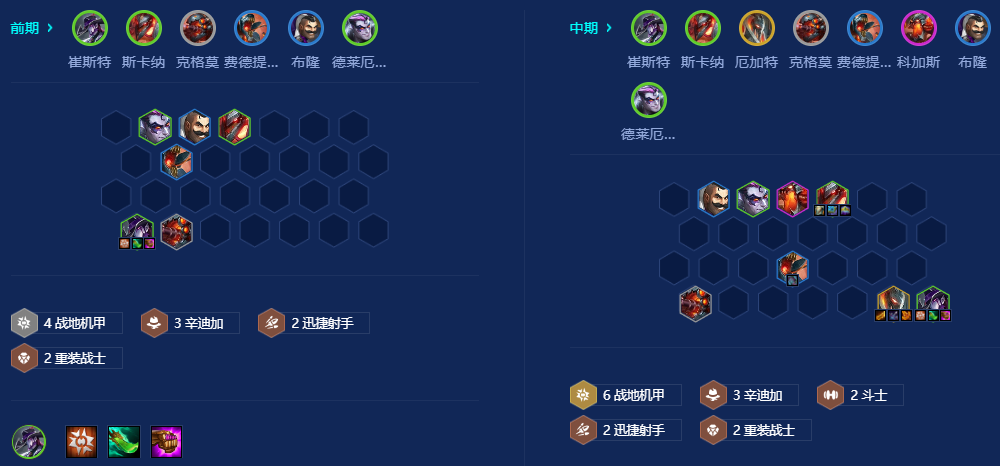 金铲铲之战战地机甲卡牌怎么玩
