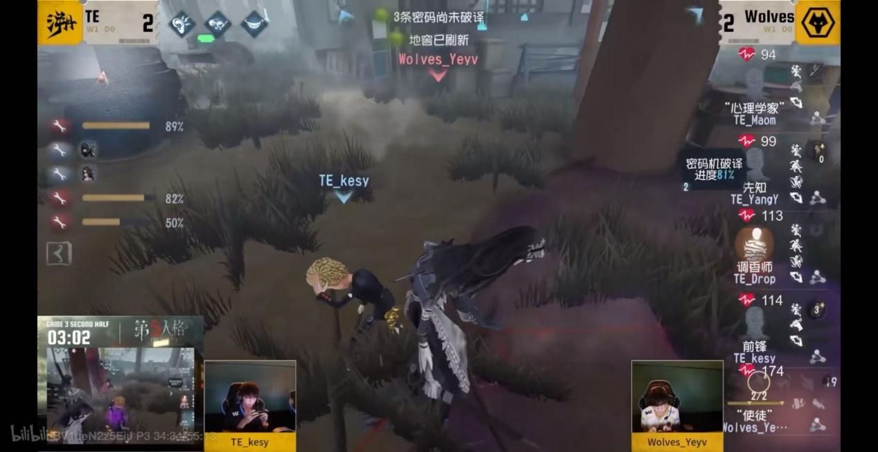 TE_kesy黑马前锋技惊四座,《第五人格》2025夏季赛第三周赛报发布 TE_kesy黑马前锋技惊四座,《第五人格》2025夏季赛第三周赛报发布