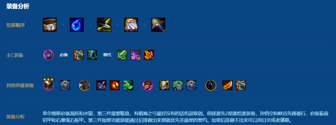 金铲铲之战以绪塔尔卑尔维斯怎么玩