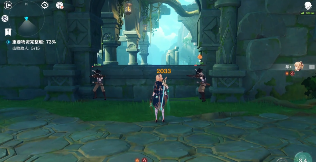 原神琴拖尾挑战怎么过