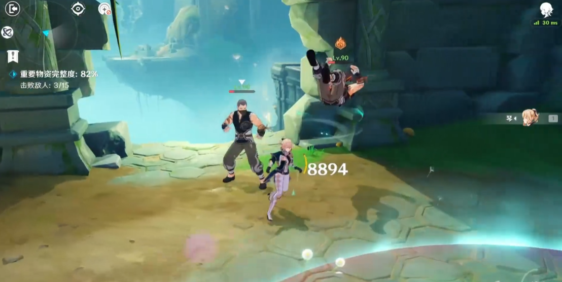 原神琴拖尾挑战怎么过