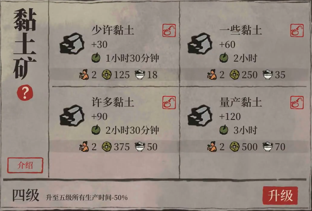 江南百景图粘土矿建哪里