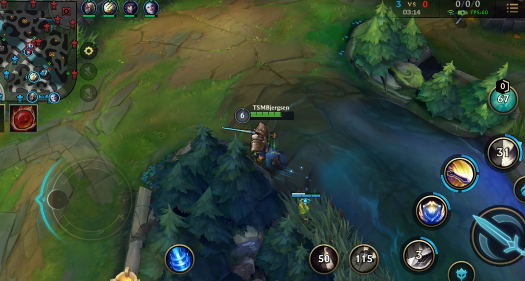 英雄联盟手游盖伦怎么打铁男