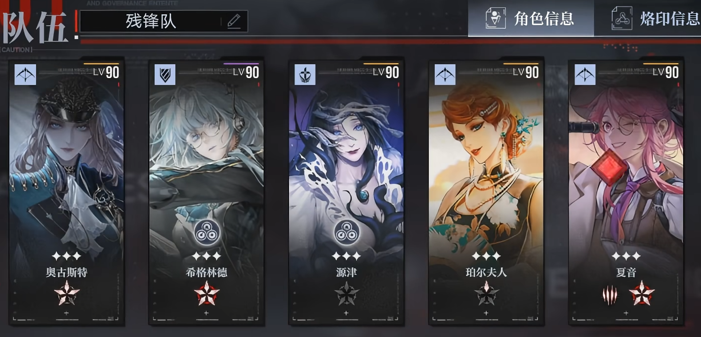 无期迷途什么阵容好用