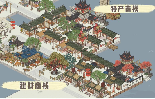 江南百景图特色商栈怎么建