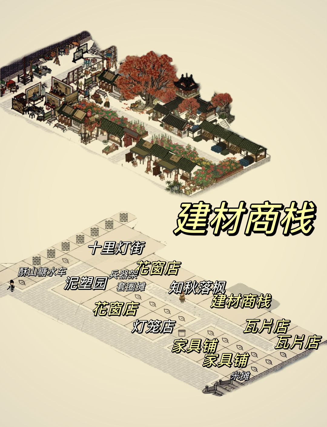 江南百景图怎么形成商栈 江南百景图怎么形成商栈