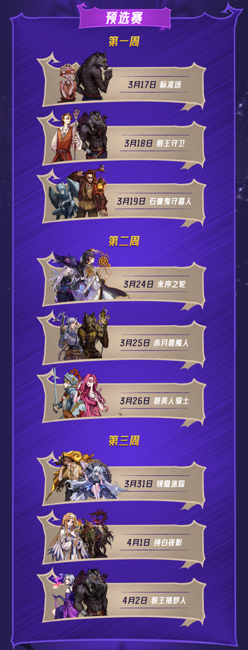 网易狼人杀门派联赛第七赛季预选赛正式开赛