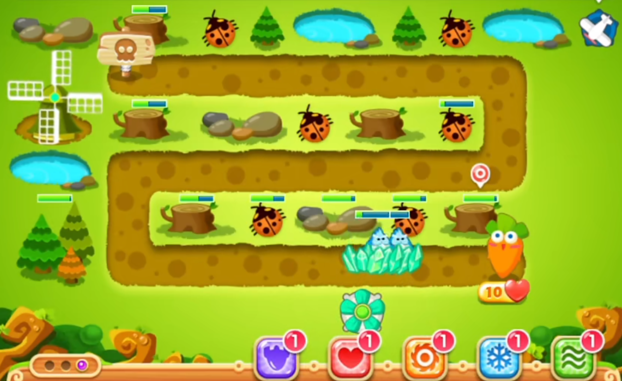 保卫萝卜2攻略第27关怎么过