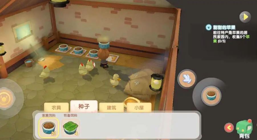 摩尔庄园怎么收母鸡