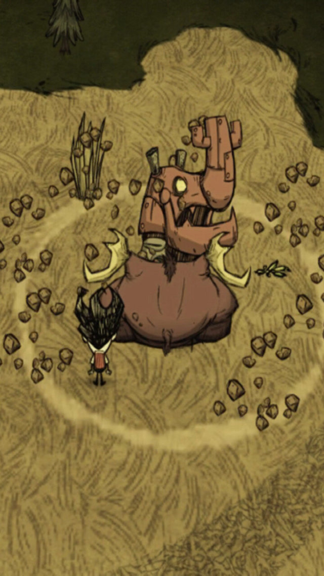 饥荒如何击杀损坏的发条战车