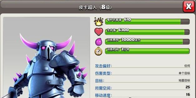 部落冲突皮卡超人怎么打的