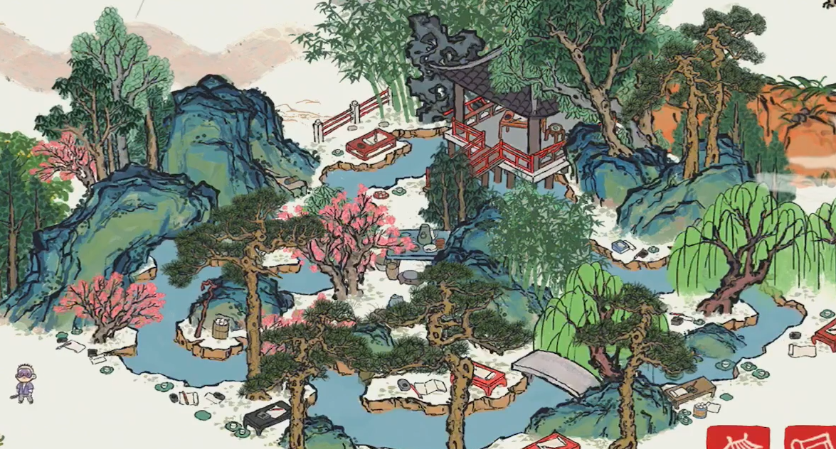 江南百景图兰亭怎么升级