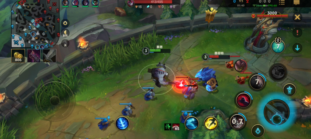 英雄联盟手游纳尔怎么打塞恩 英雄联盟手游纳尔怎么打塞恩