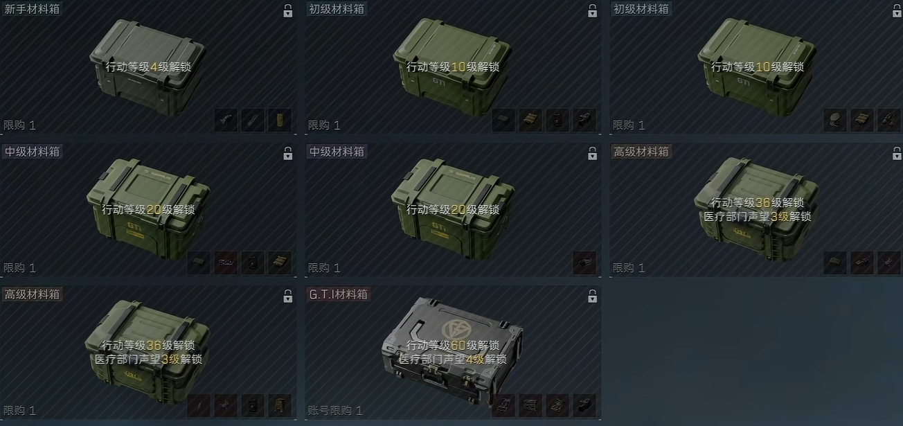 三角洲行动初级材料箱可以卖吗