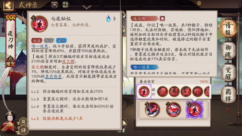 阴阳师夜刀神值得培养吗