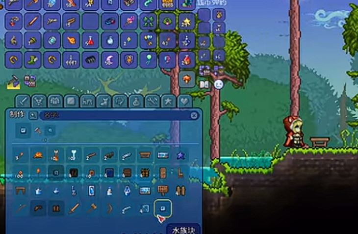 泰拉瑞亚水族椅怎么制作