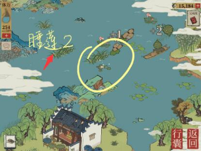 江南百景图哪里睡莲多 江南百景图哪里睡莲多