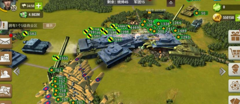 二战风云2五级炮塔用什么打 二战风云2五级炮塔用什么打