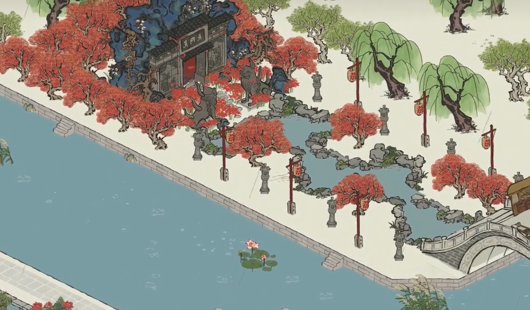 江南百景图路灯怎么放 江南百景图路灯怎么放