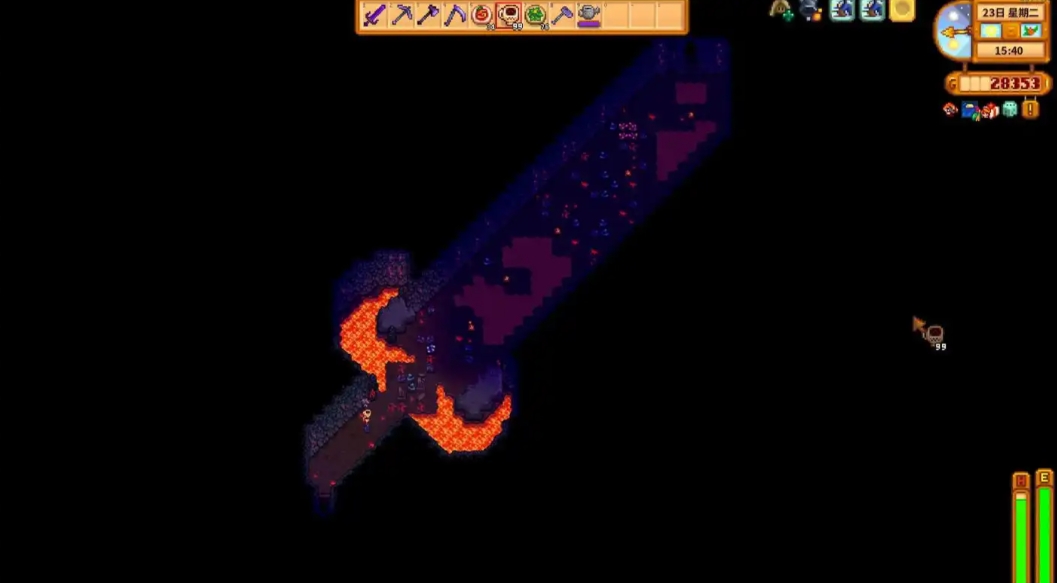 星露谷物语怎么刷火山晶石