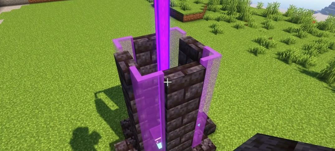 我的世界恶魔水晶灯塔怎么建造