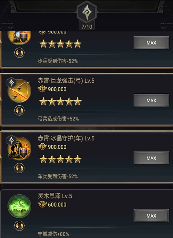 列王的纷争天赋怎么加点 列王的纷争天赋怎么加点