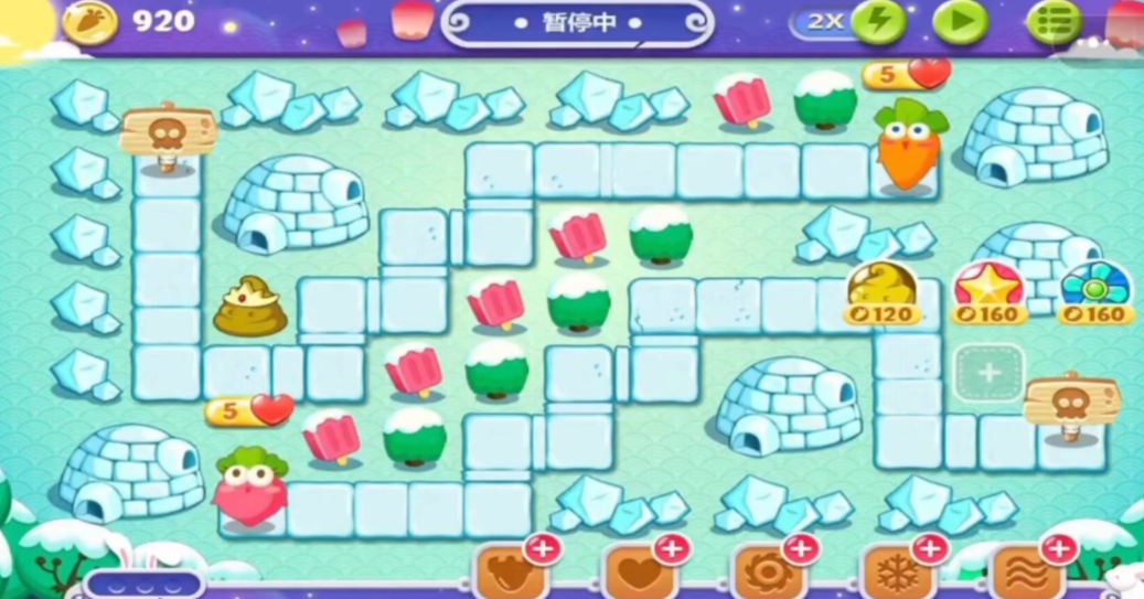 保卫萝卜迅玩版39关怎么玩