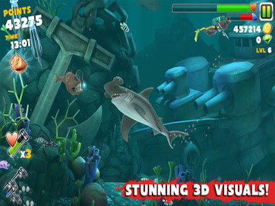 饥饿的鲨鱼游戏截图4